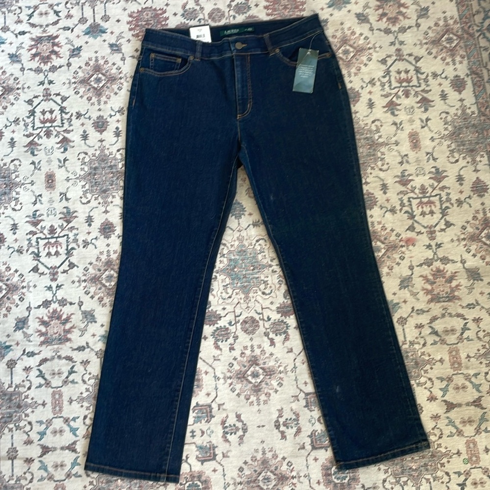 Lauren Ralph Lauren women’s denim jeans size 14 Brand New With 🏷️ Tags